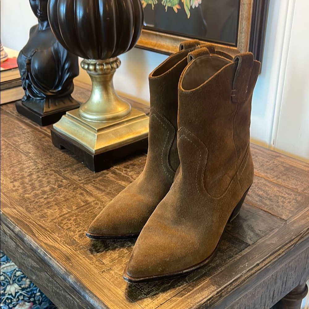 Brown Suede Women's Boots